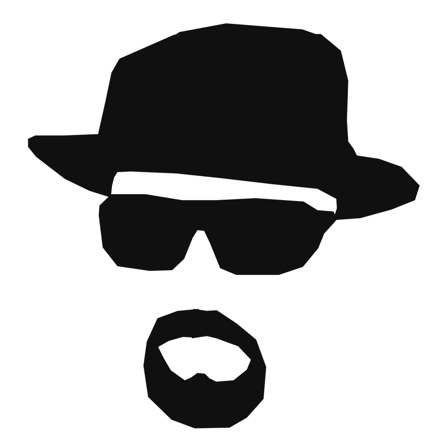 Walter White Png Image (black)