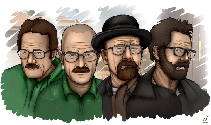 Walter White Png Photo (black, gray, green)