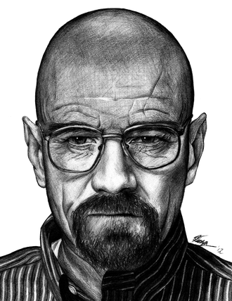 Walter White Png Transparent Image (black)