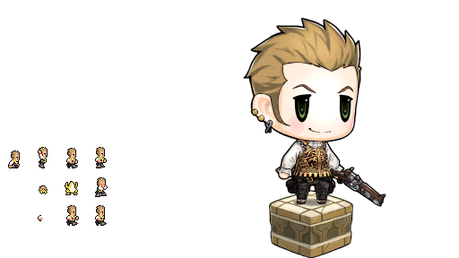 Balthier Png Image (white, beige)