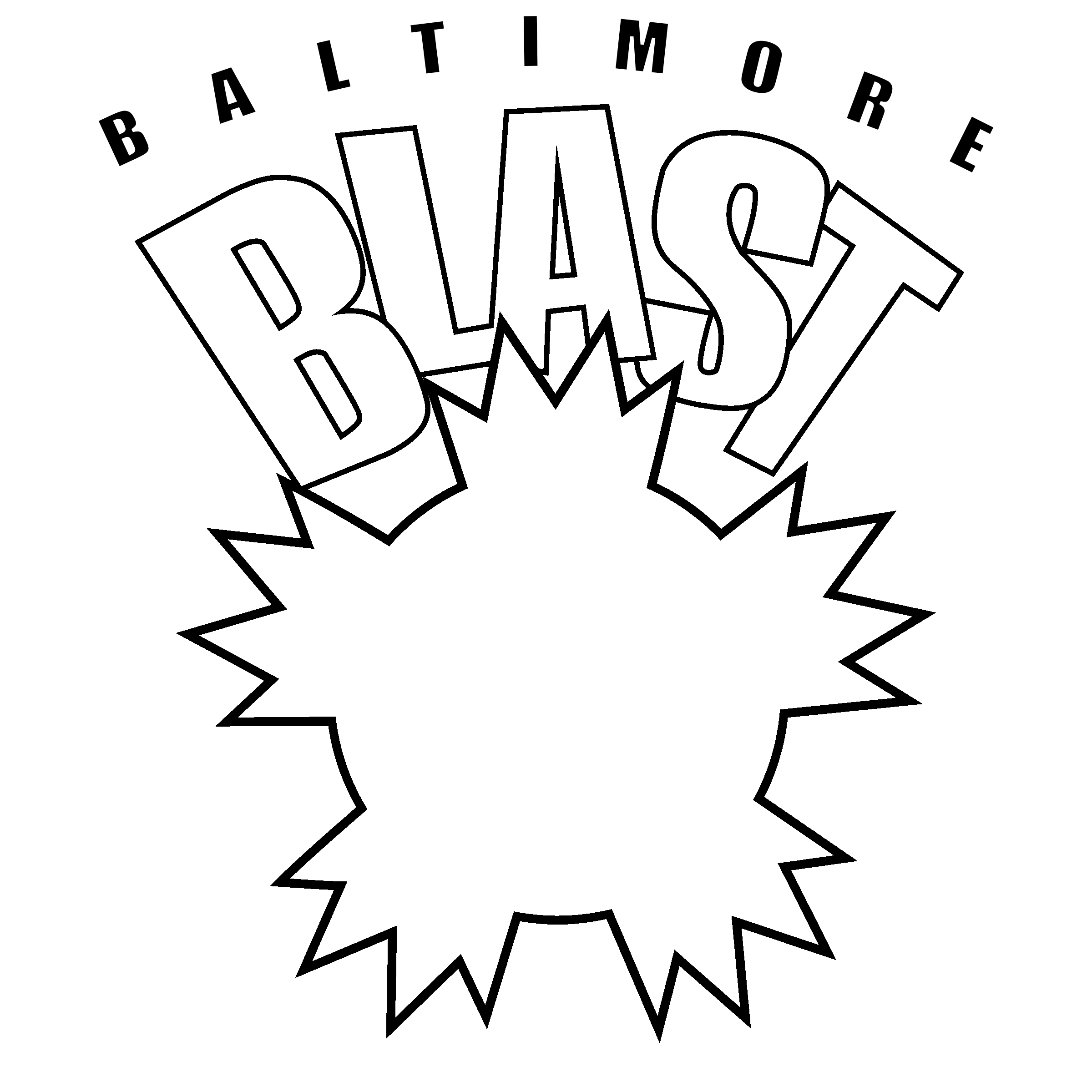 Baltimore Blast Png Hd (white, black, gray, silver)