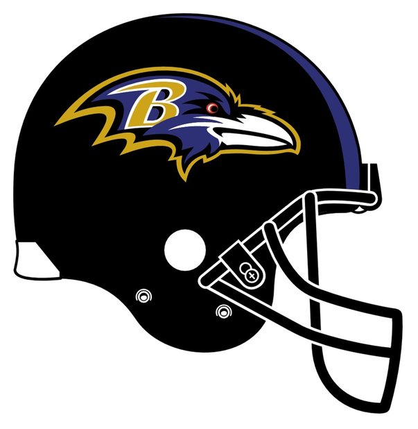 Baltimore Ravens Png File (white, lavender, black)