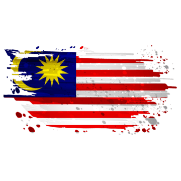 Jalur Gemilang Png File (red, white, gray, maroon)