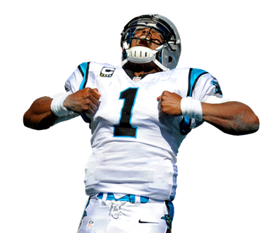 Cam Newton Png Clipart (white, lavender, black)