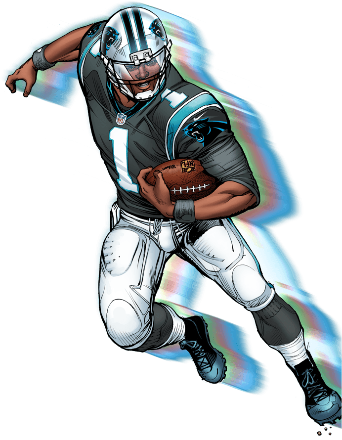 Cam Newton Png Transparent (black, white)