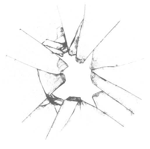 Damage Glass Png Pic (gray, white)