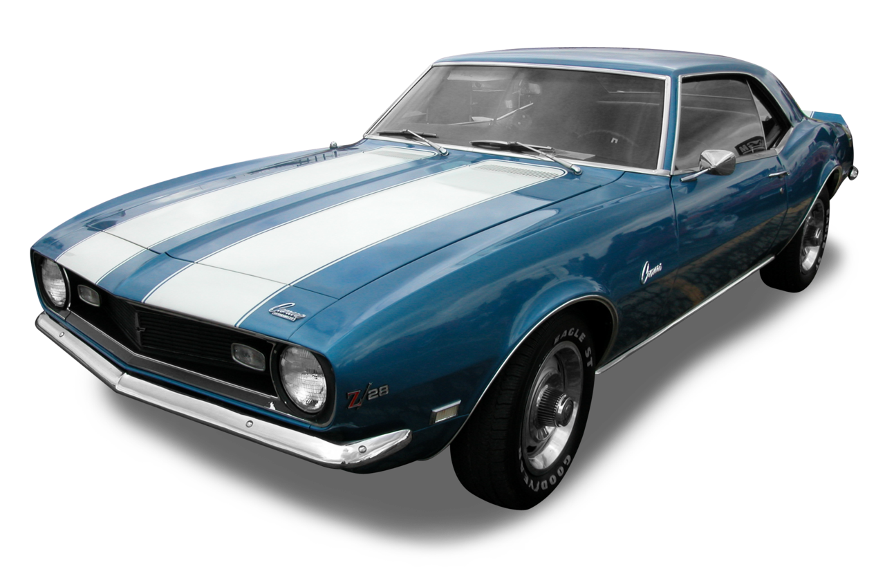 Camaro Png File (black, gray, white)