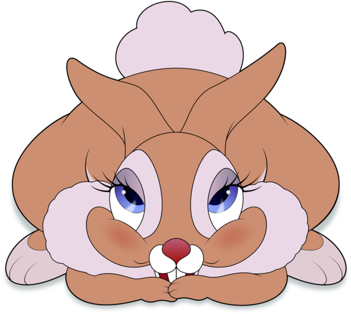 Bambi Png Pic (white, black, pink, lavender, salmon)