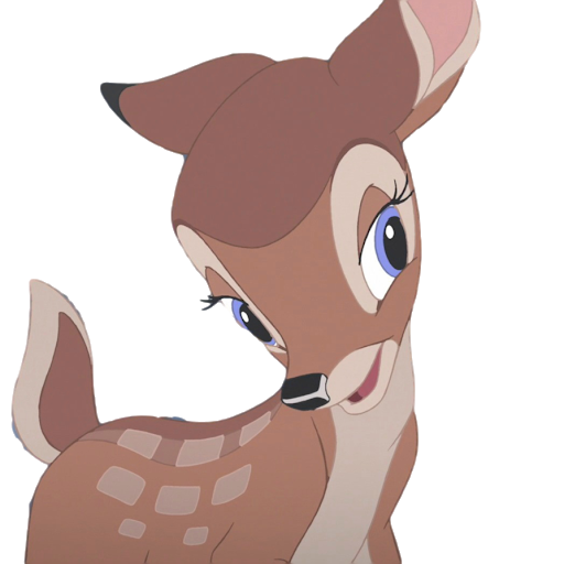 Bambi Transparent Images Png (black, gray, silver)