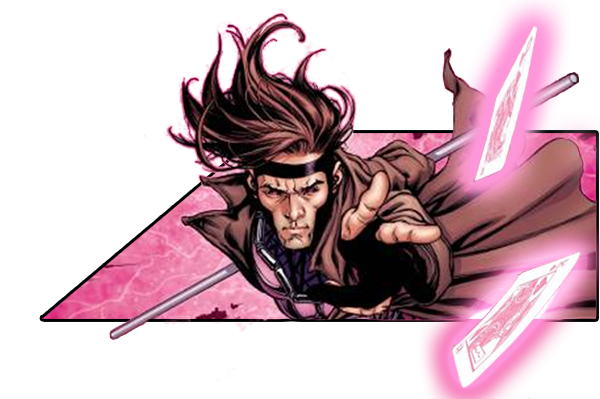 Gambit Png Image (plum, salmon, white, violet, black)