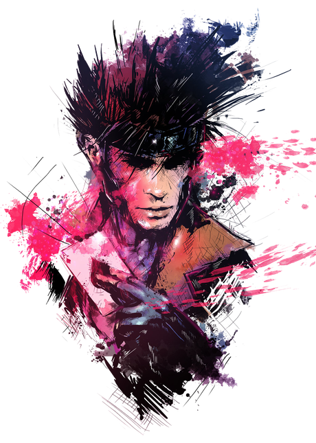 Gambit Transparent Background (black)