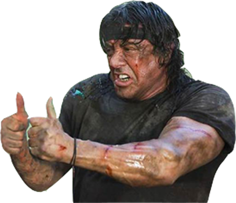 Rambo Png Clipart (black)