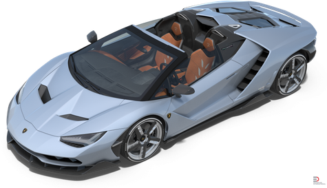 Lamborghini Centenario Png (gray, lavender, black, silver)