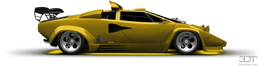 Lamborghini Countach Png Hd Isolated (olive, black)