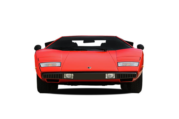 Lamborghini Countach Png Image (black, salmon)