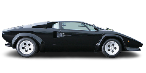 Lamborghini Countach Png Pic (black)