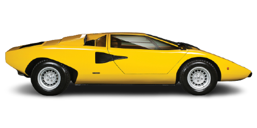 Lamborghini Countach Png Picture (black, gold)