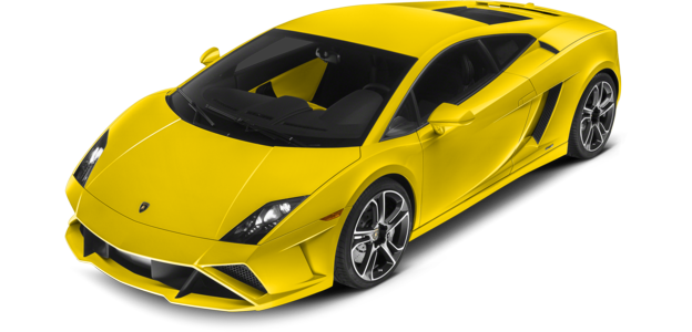 Lamborghini Galardo Png File (silver, black, gold, white, salmon)