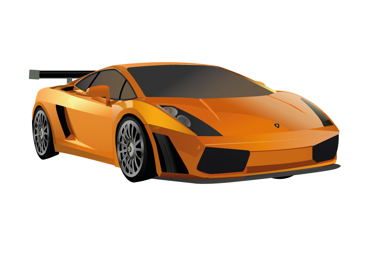 Lamborghini Galardo Png Isolated File (chocolate, black)