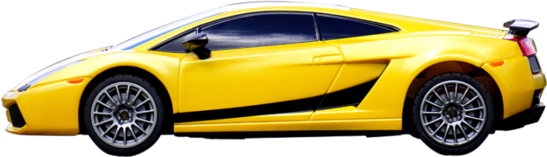 Lamborghini Galardo Png Isolated Hd (black, gold)