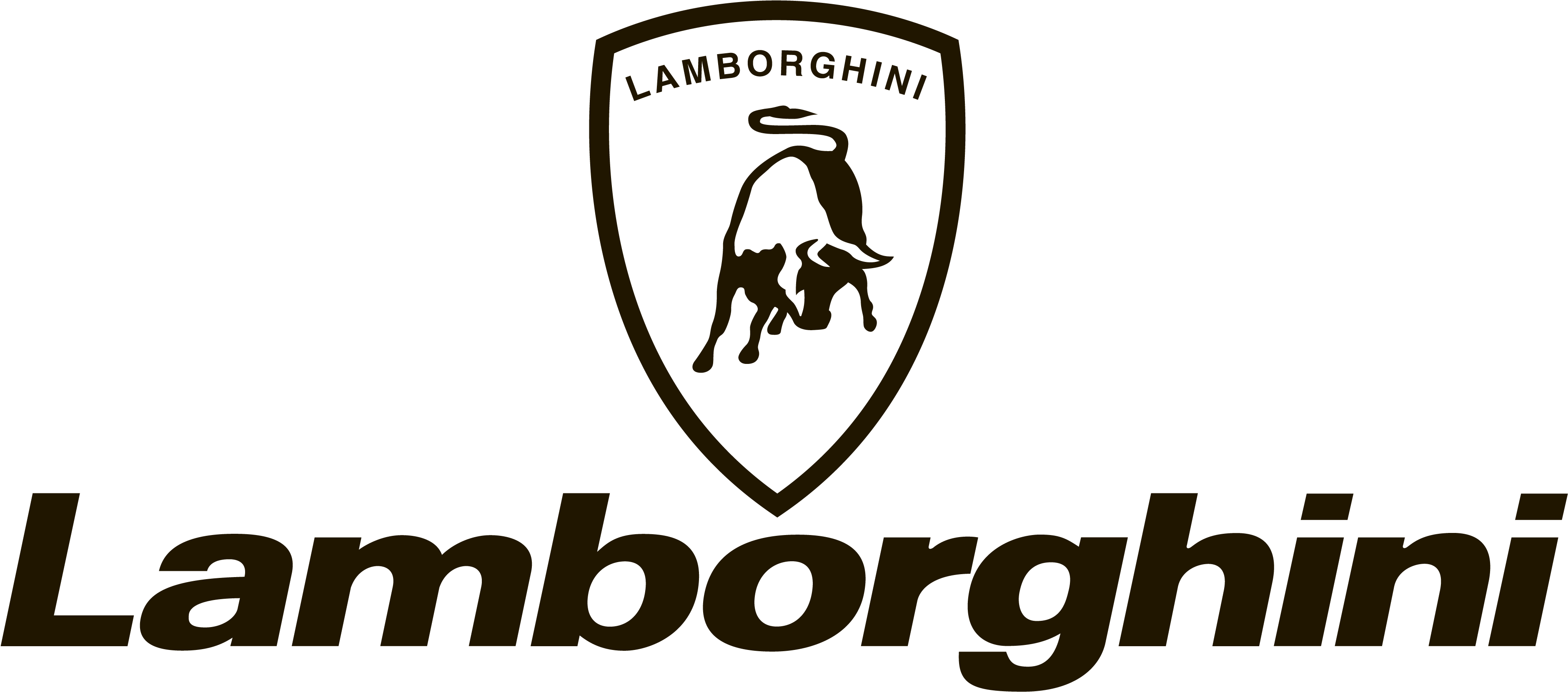 Lamborghini Logo Png Clipart (white, black)