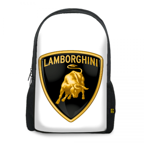 Lamborghini Logo Png Pic (white, black)