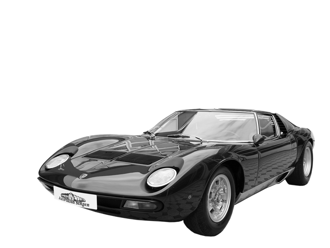 Lamborghini Miura Png Photo (black)