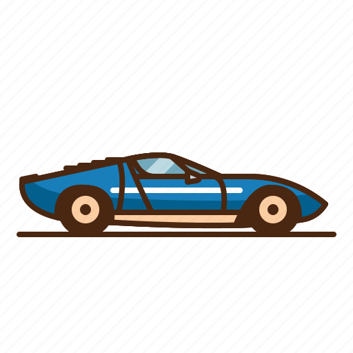 Lamborghini Miura Png Picture (black)