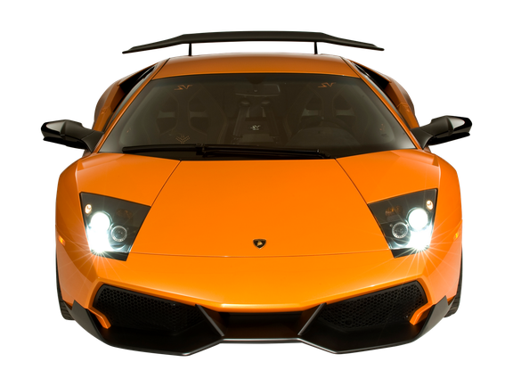 Lamborghini Png Isolated Transparent Image (orange, black)