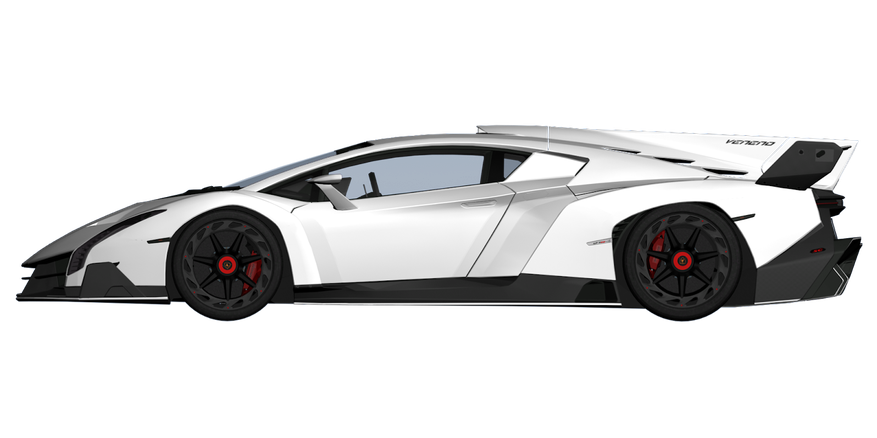 Lamborghini Veneno Png Clipart (white, lavender, black)