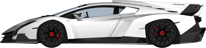 Lamborghini Veneno Png Isolated File (white, lavender, black)