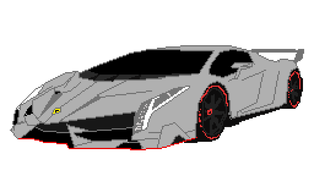 Lamborghini Veneno Png Isolated Hd (gray, silver, black)