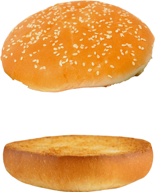 Hamburger Bun Png Photos (black, chocolate, orange)