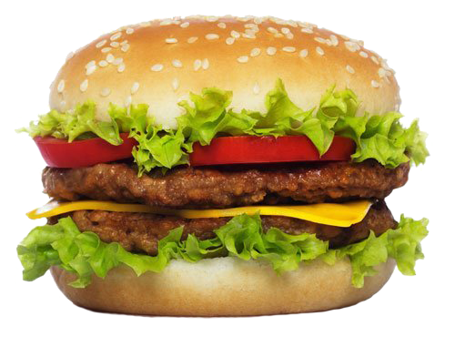 Hamburger Png Transparent Image (white)