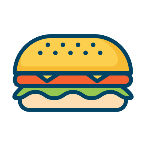 Hamburger Free Transparent Png Icon Download (pink, teal, black, gold, chocolate)