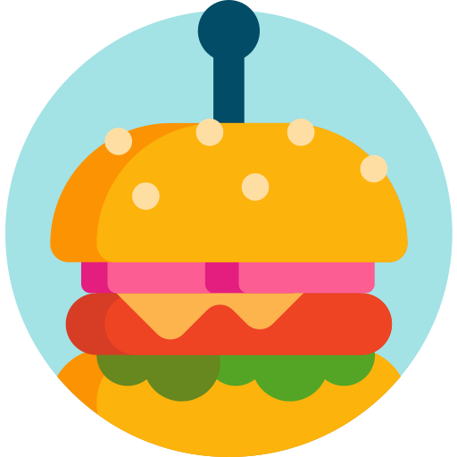 Hamburguer Png Pic (chocolate, orange, mint, black, salmon)