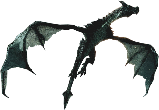 Game Of Thrones Dragon Png Transparent Image (black)