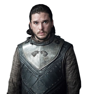 Game Of Thrones Kit Harington Png File (black)