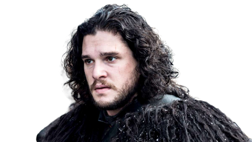 Game Of Thrones Kit Harington Png Free Download (black)