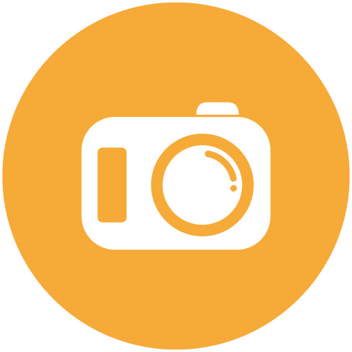 Camera Icon  Free Png Icon Download (beige, orange, black, white)