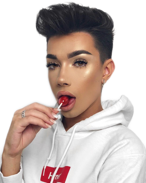 James Charles Png Photos (white, lavender, black)