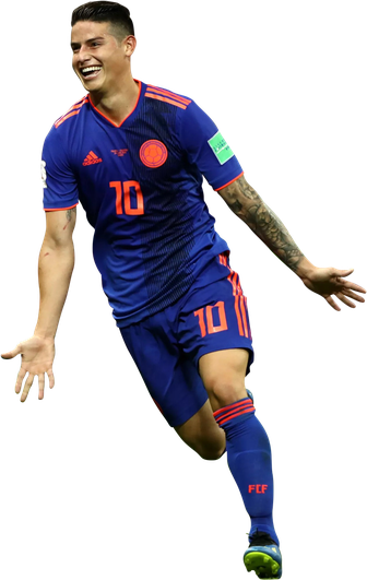 James Rodriguez Png Isolated File (navy, black)