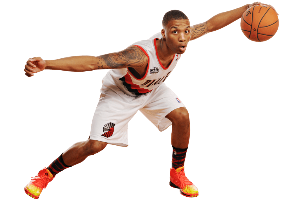 Damian Lillard Png File (gray)