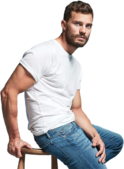 Jamie Dornan Png Clipart (white, lavender, black)