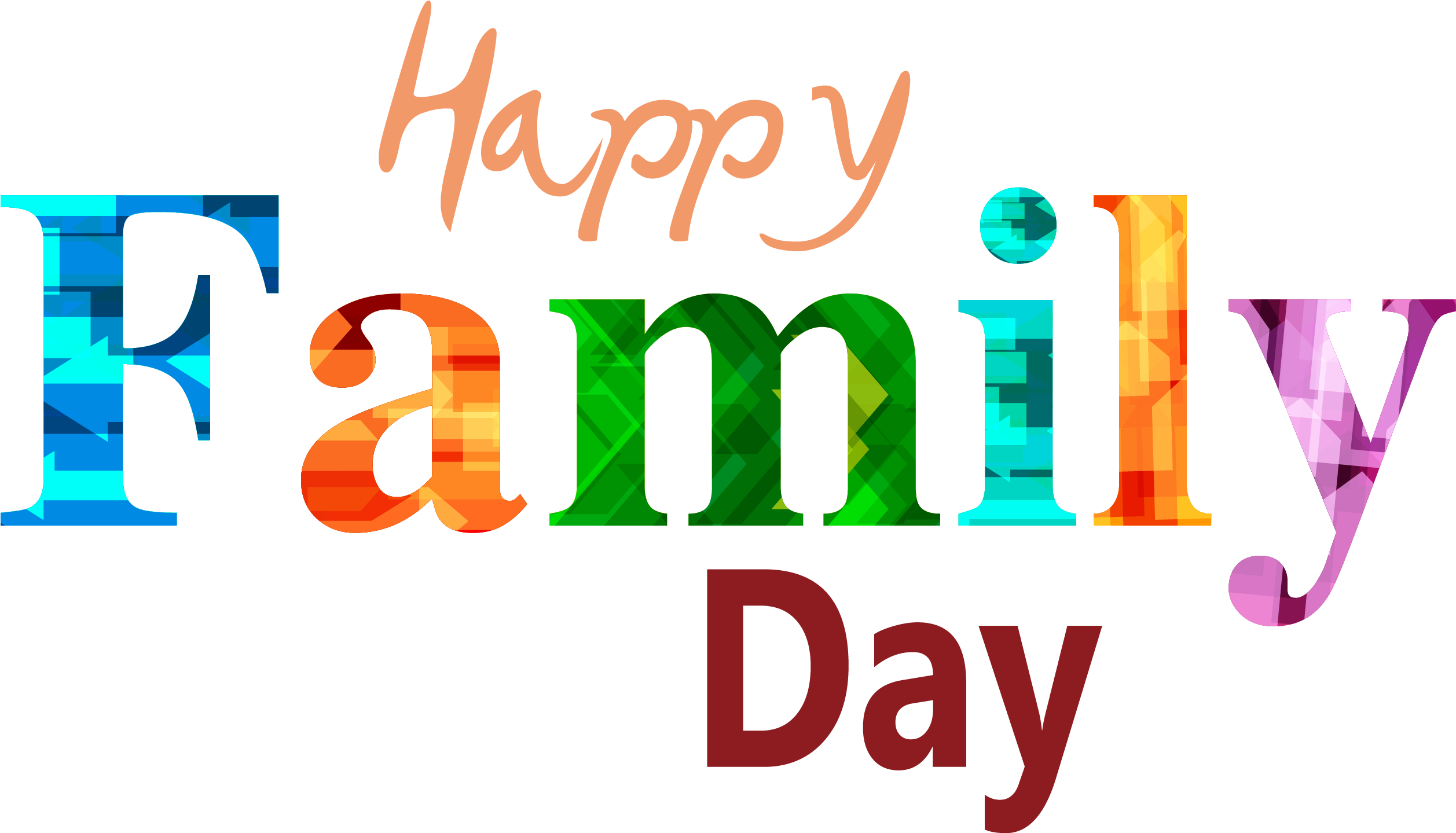 Family Day Logo Png Isolated Hd (black, maroon)