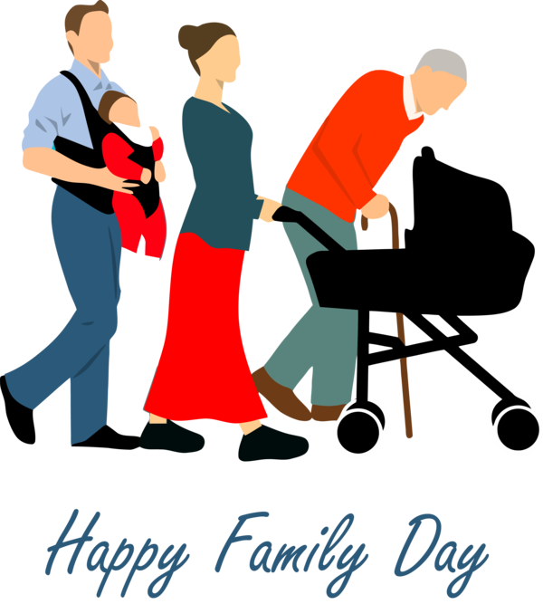 Family Day Logo Png Isolated Pic (teal, black, red, gray)