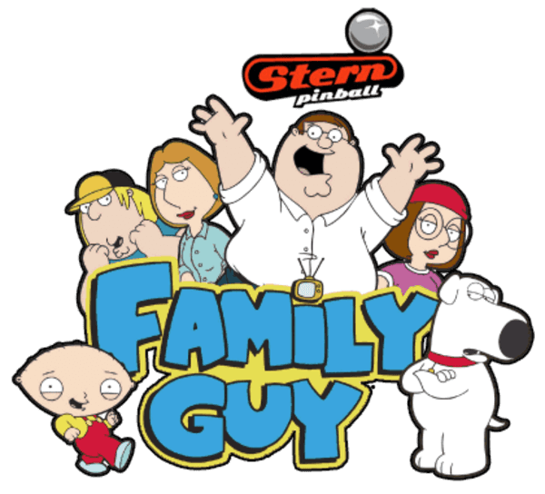 Family Guy Logo Png Photo (gray, greenish blue, pink, white)