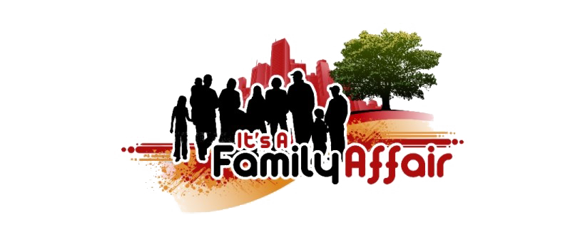 Family Reunion Logo Png Clipart (black, white)