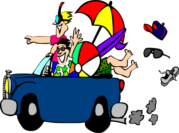 Family Vacation Transparent Png (yellow, navy, white, red, black)