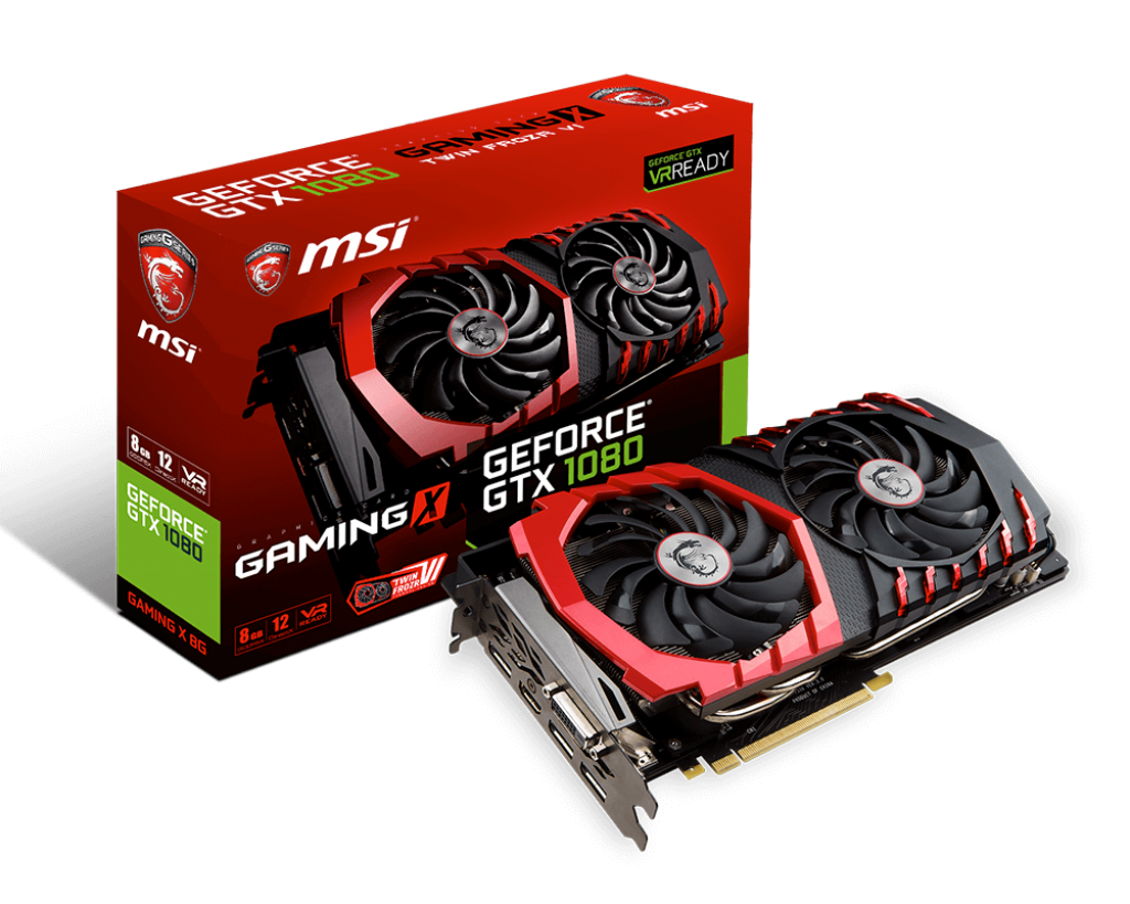 Gaming Graphic Card (black, maroon)